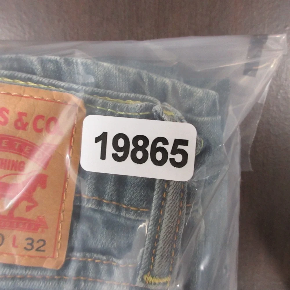 Levis Jeans Mens 30x29 (Tag 30x32) Blue 511 Slim Straight Faded Flex Denim Pants